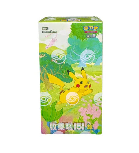 Pokémon 151 Collect Journey Slim Booster Box-Chinese