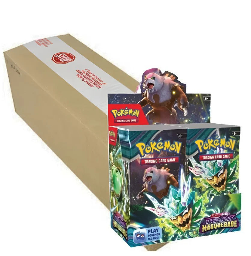 Twilight Masquerade Pokemon Booster Box Case (6 boxes)