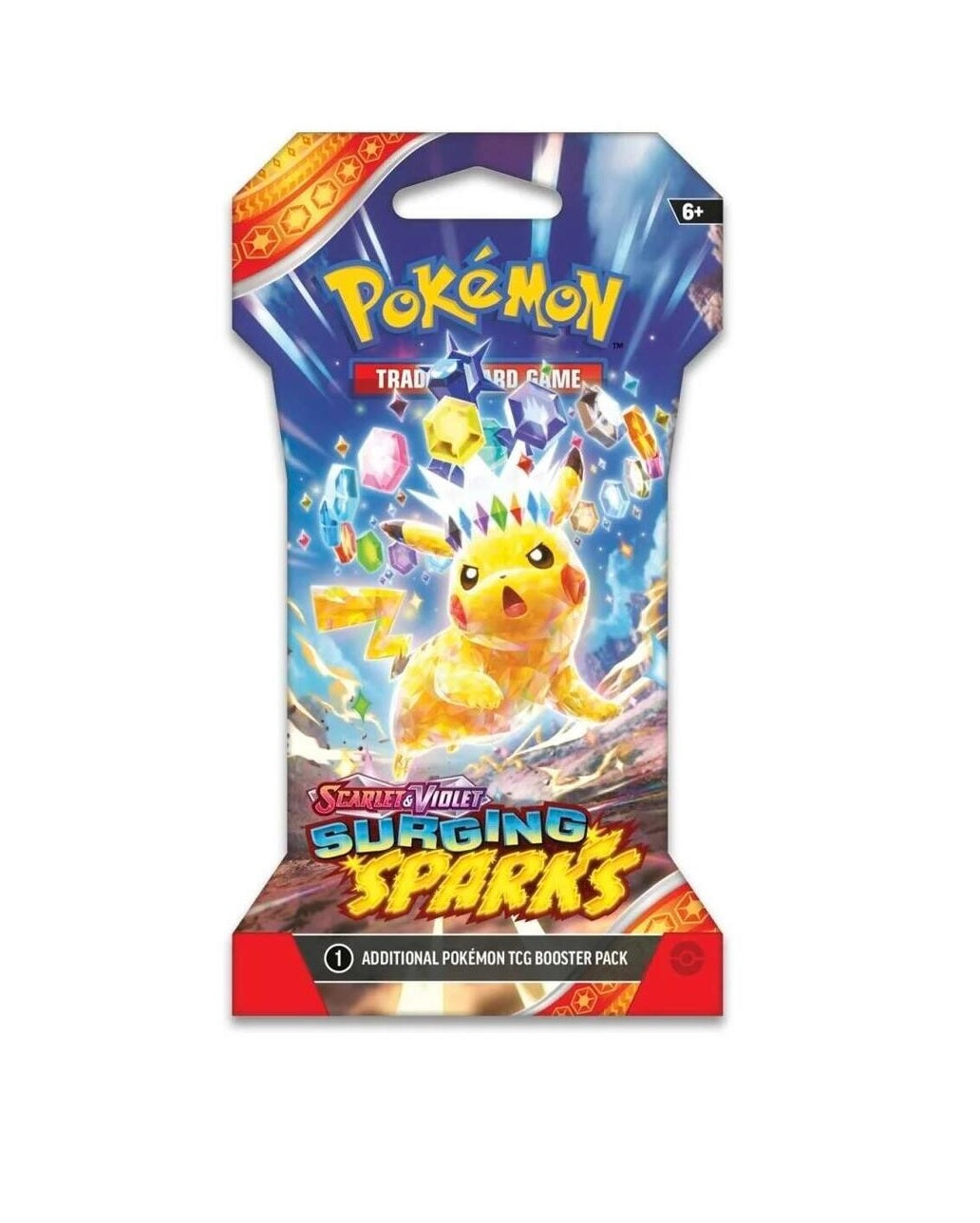 Surging Sparks Pokémon- Sleeved Booster Pack