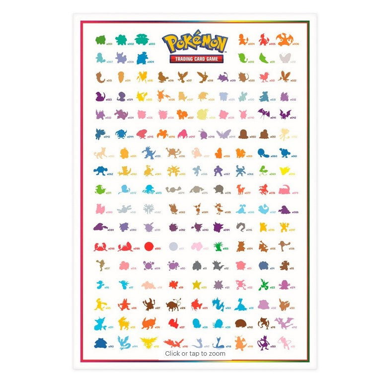 Pokémon TCG: Scarlet & Violet-151 Poster Collection Front