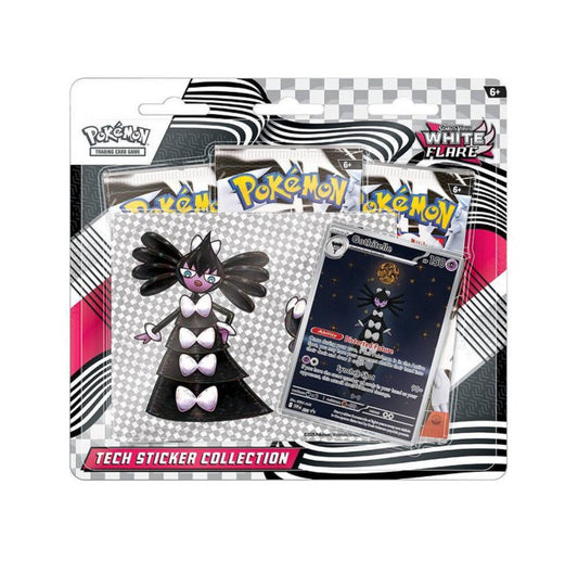 White Flare Tech Sticker Collection- SV (3 Packs)