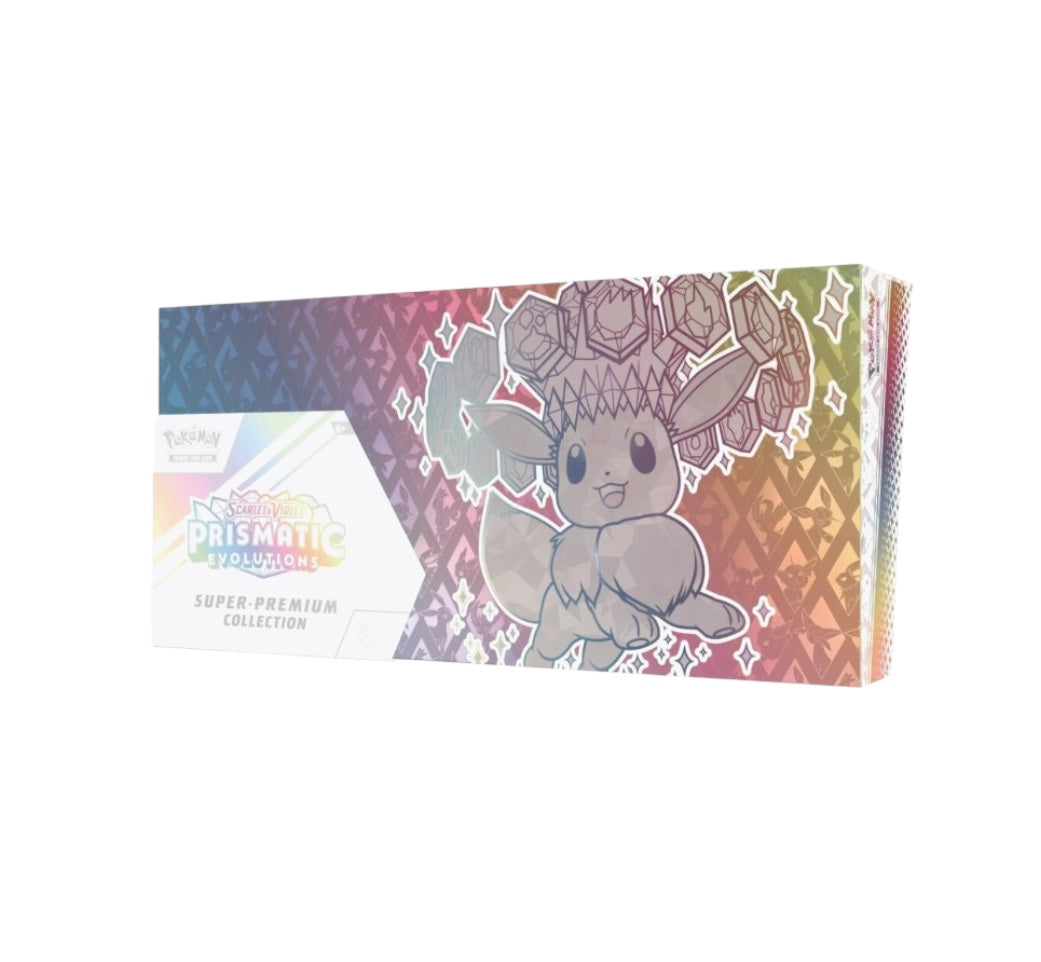 Prismatic Evolution Super Premium Collection- Pokémon (15 packs)