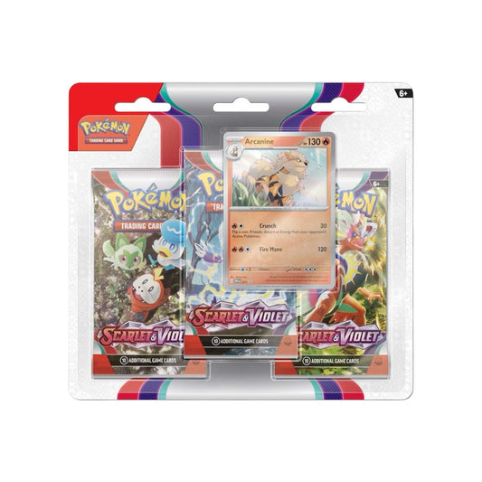 Scarlet & Violet Base- 3 Pack Blister
