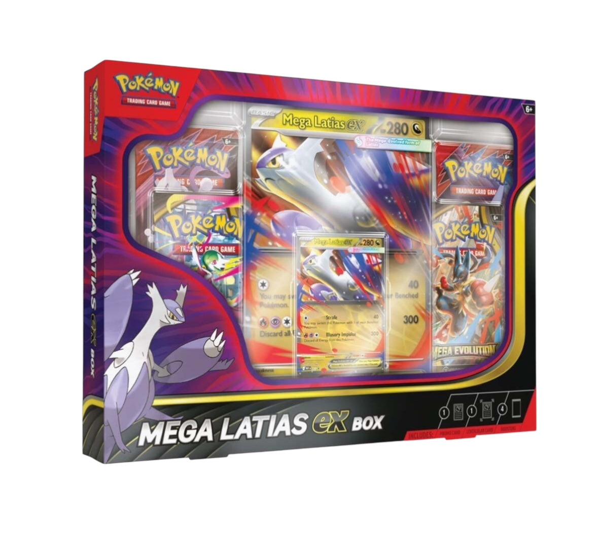 Mega Latias ex Box- Mega (4 Packs)