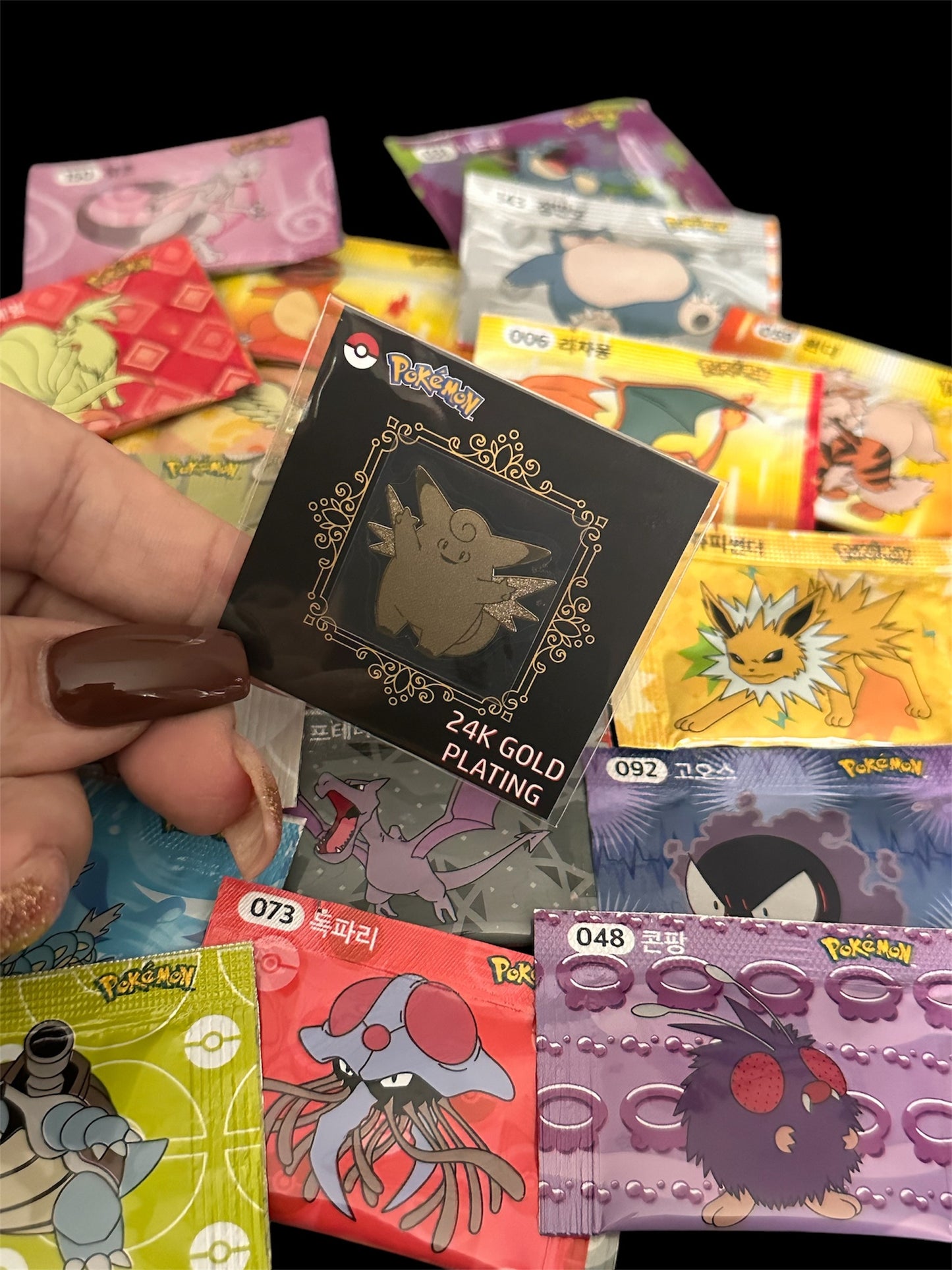 Pokémon Korean Striking Pop Rock with 24K Gold Sticker