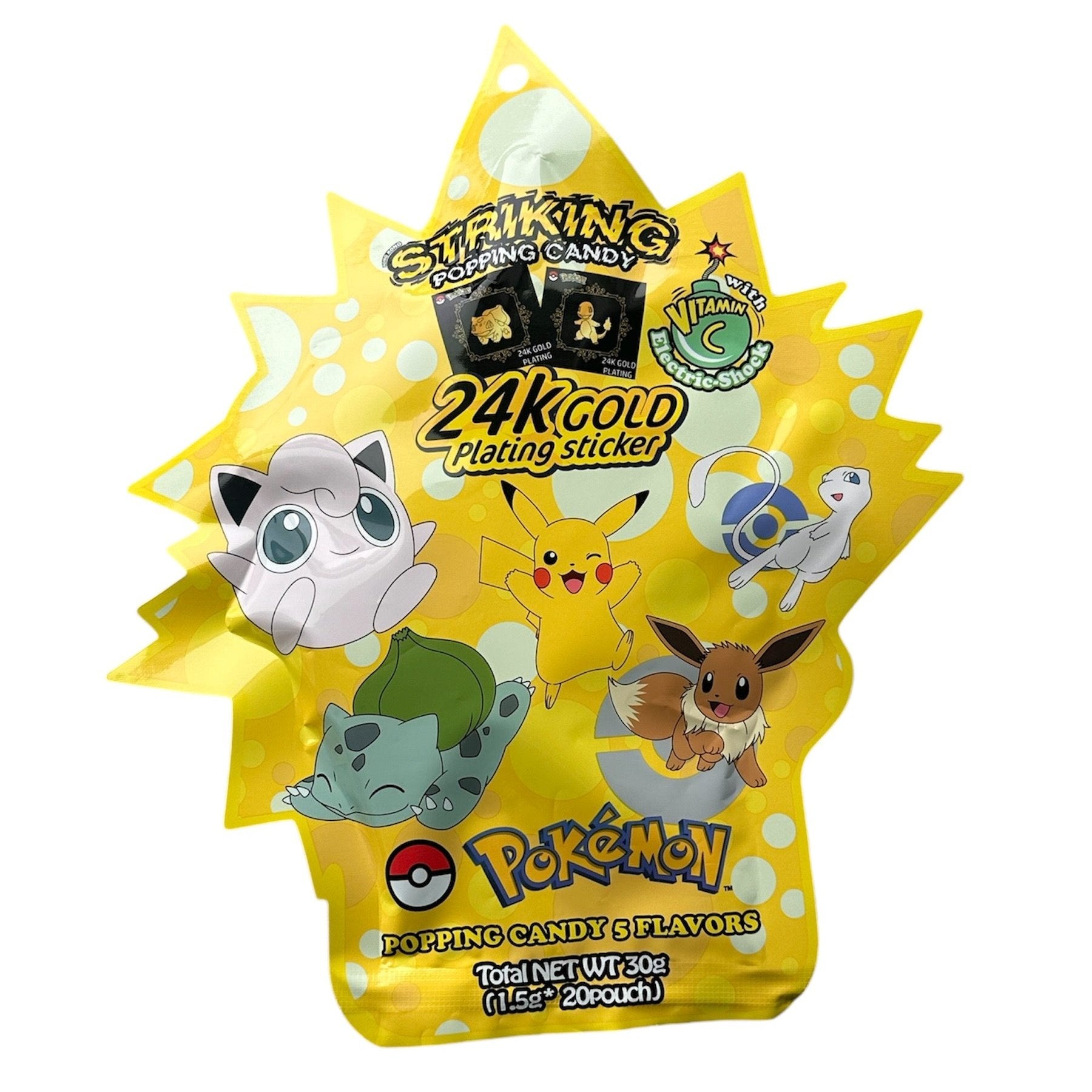 Pokémon Korean Striking Pop Rock with 24K Gold Sticker – PokeGirlCC