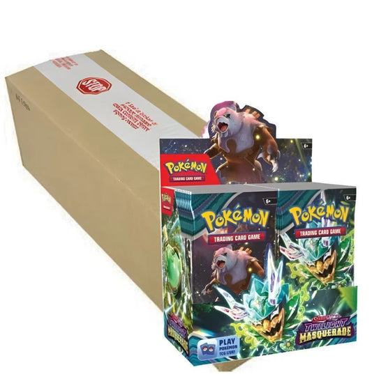 Twilight Masquerade Pokemon Booster Box Case (6 boxes)