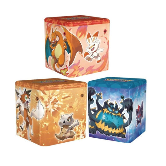 Stacking Tins: Fighting-Fire-Darkness Lost Origin (9 total packs)