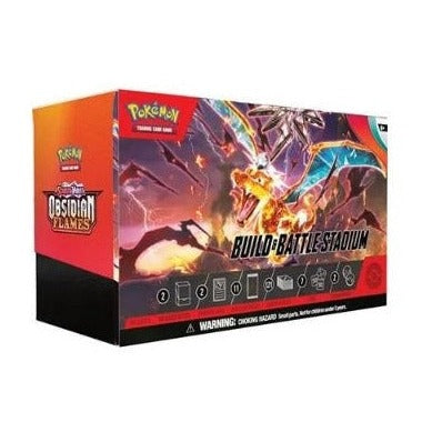 Obsidian Flames Build & Battle Stadium Box (11 packs)