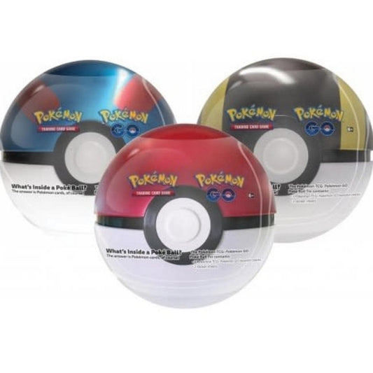 Pokémon Go Pokéball Tin (3 Packs) (Design May Very)