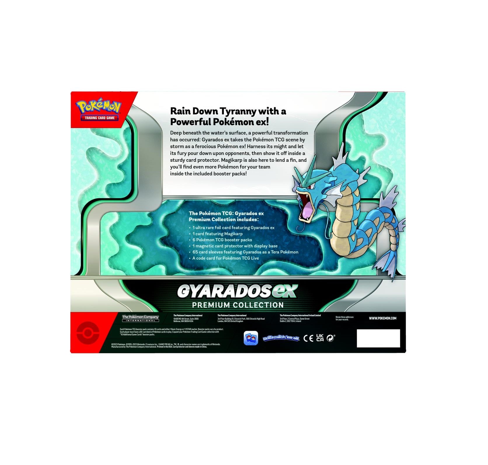 Pokemon Trading Card Game: Gyarados ex Premium Collection Back