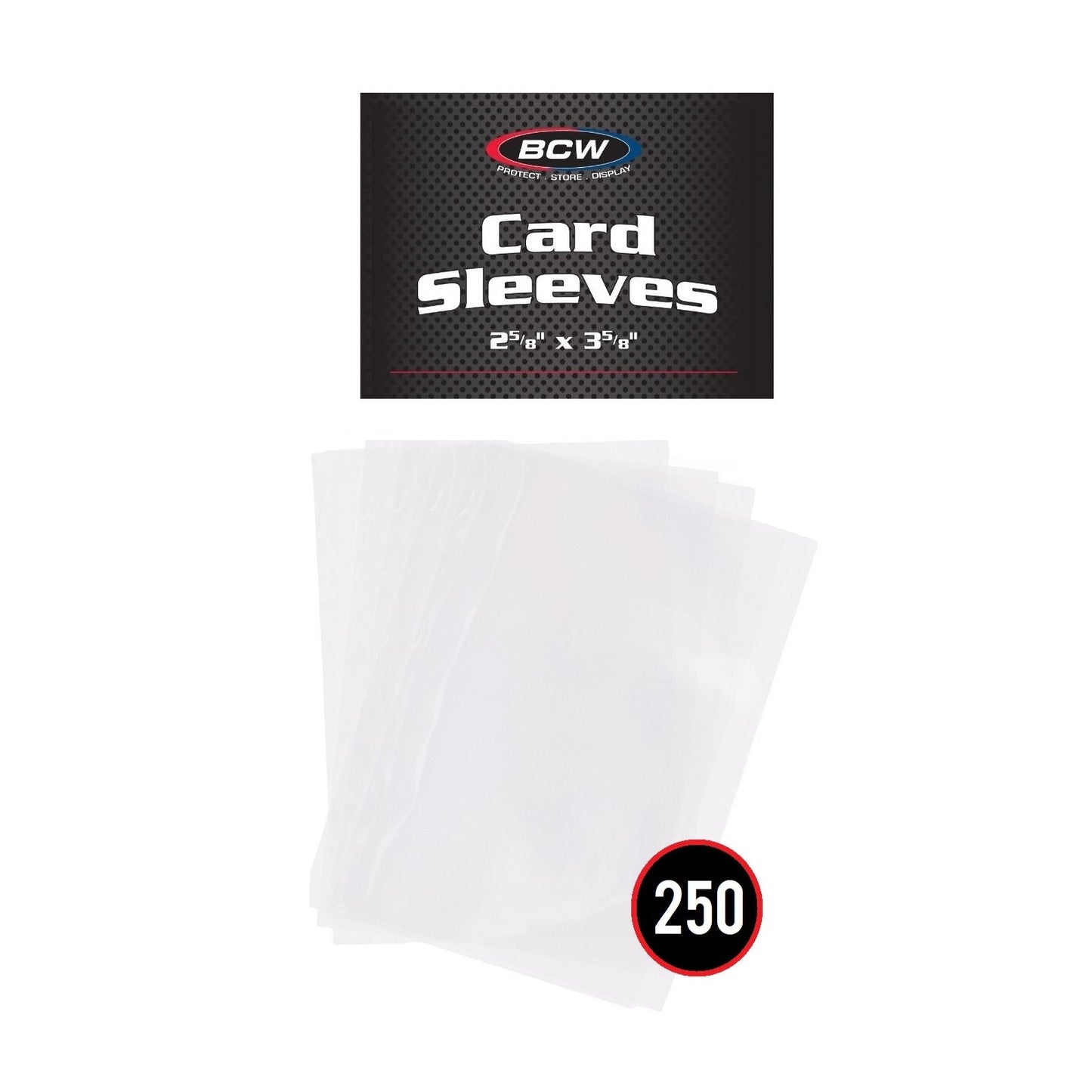 Standard Card Sleeves - 250 Pack