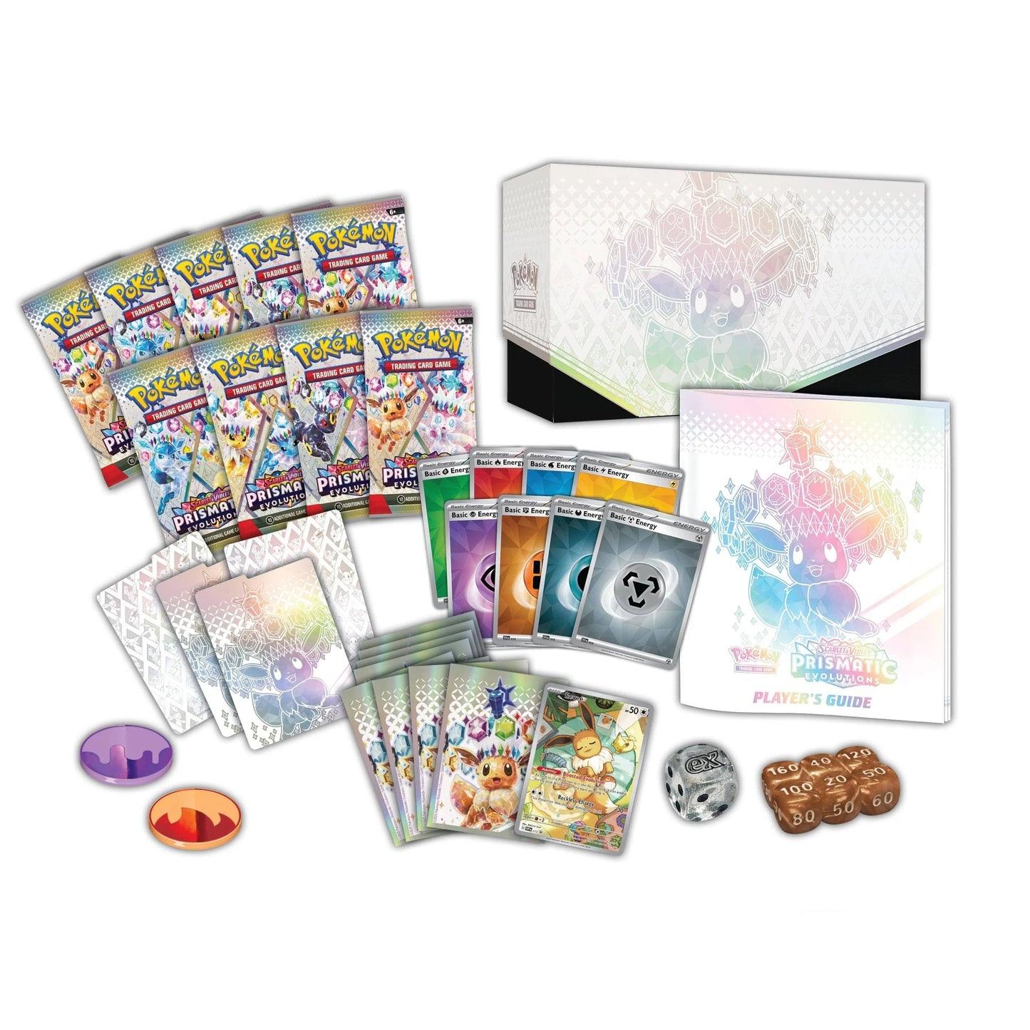 *LIMIT 2*  Prismatic Evolutions Pokémon Elite Trainer Box (9 packs)