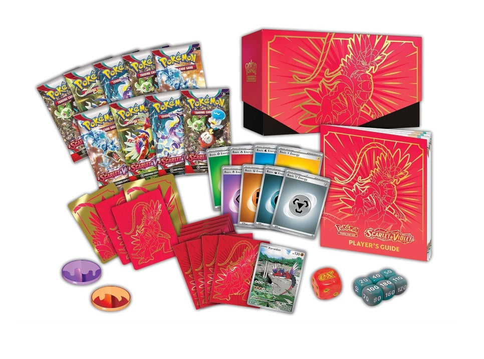 Scarlet & Violet Pokemon Elite Trainer Box (9 packs)
