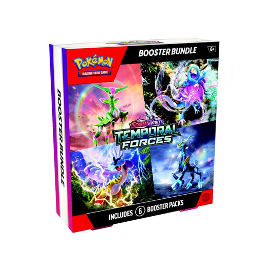 Pokémon TCG: Scarlet & Violet-Temporal Forces Booster Bundle (6 Packs)