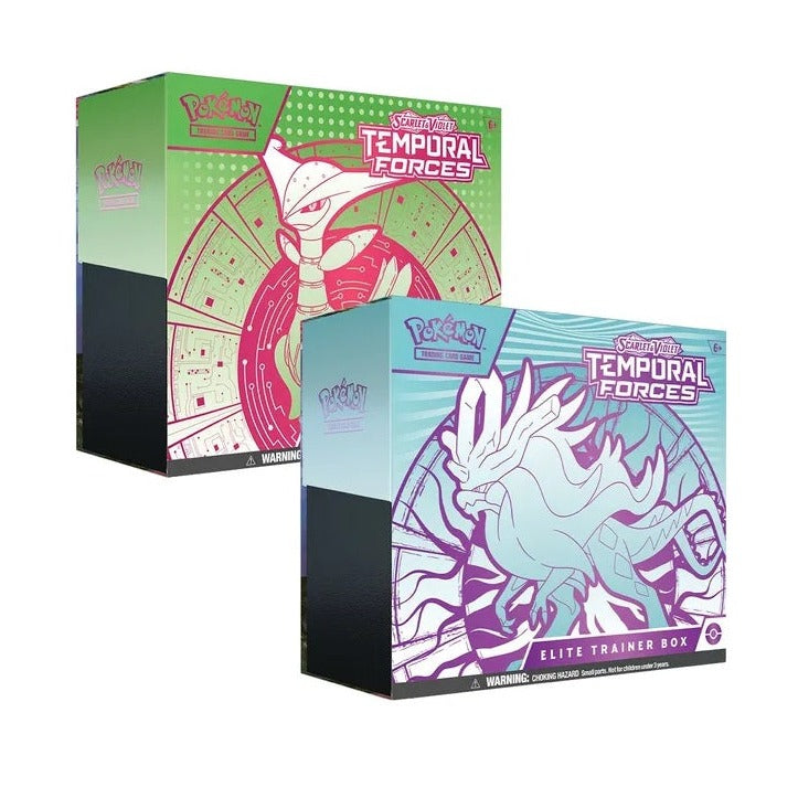 Pokémon TCG: Scarlet & Violet-Temporal Forces Pokémon Elite Trainer Box Front