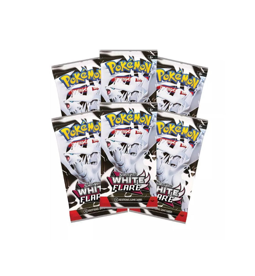 White Flare Booster Bundle (6 Packs)