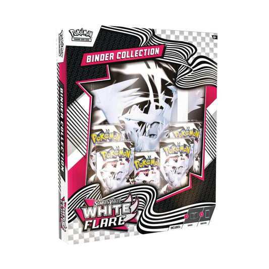 White Flare Binder Collection- Pokémon (5 packs)